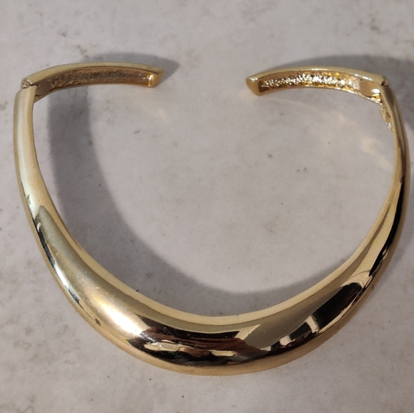 Vintage Oscar De La Renta Hinged Chocker Necklace - Picture 4 of 15